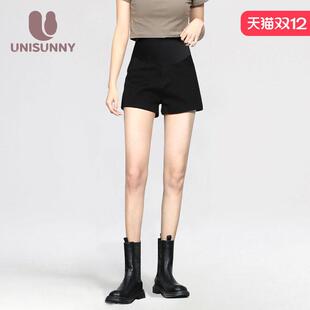 unisunny孕妇短裤外穿夏季薄款牛仔裤2025新款打底安全裤夏装裤子