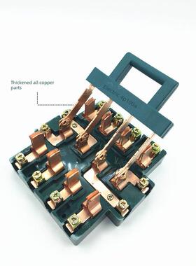 双投倒顺闸刀王开关4P100A三相四线双电源切换双向转换刀闸380V