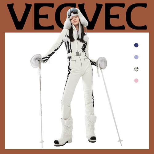 VECVEC女款滑雪服双板连体专业滑雪装备保暖透气百搭滑雪套装时尚