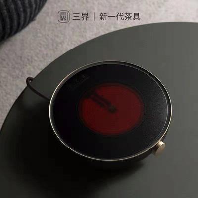 三界S6黑金快煮壶套装白色黑晶炉迷你煮茶器烧水泡茶壶家用煮茶具