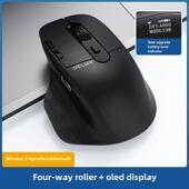 彩色M912符合人体工程学 有线无线蓝牙三模式 办公鼠标四向滚轮可