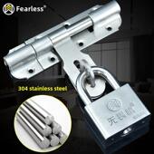 无畏惧304不锈钢挂锁防水防锈户外防盗锁柜子防盗窗互开通开锁具