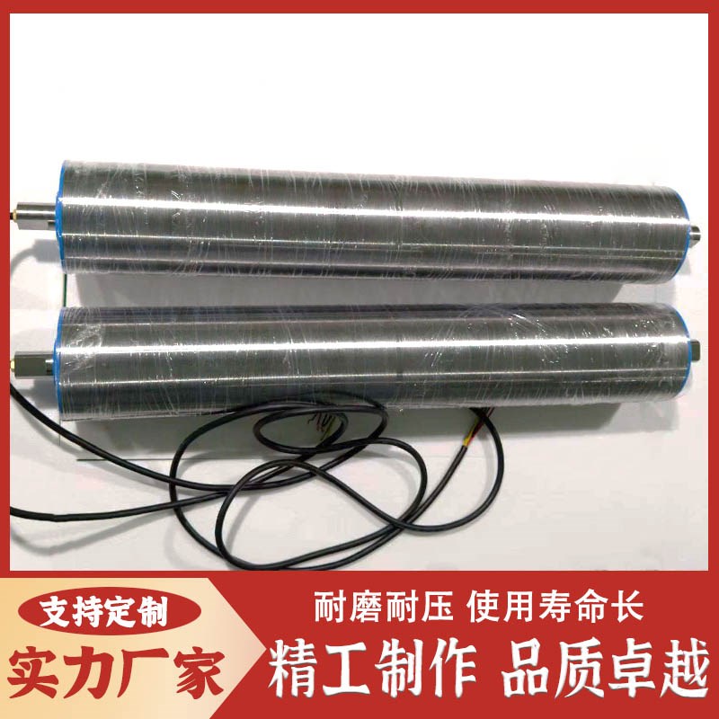 工厂电动滚筒内置电机辊筒直流无刷24V48V交流220VT380V动力包胶