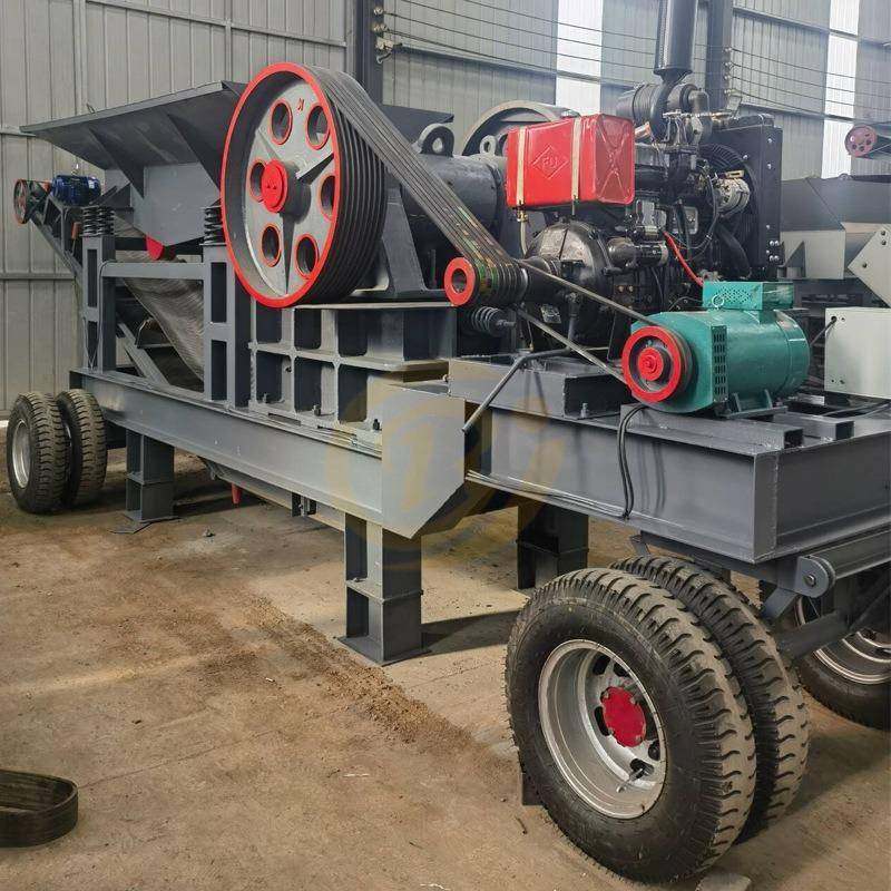车载移动颚式破碎机PE600*900锡矿石铝矿石花岗岩大型粉碎机,机械设备,破碎机,淘宝优惠券,粉丝福利购,淘宝优惠卷