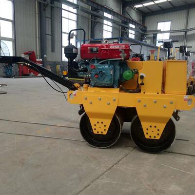 双轮压路机的价格手扶双轮压路机双钢轮振动压路机沟壑回填土