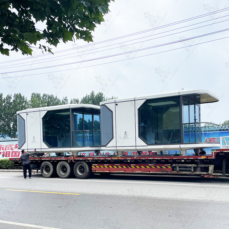 多功能移动住人办公室 太空舱造型船屋 文旅景区智能一体式化民宿