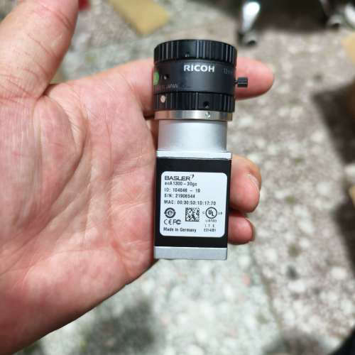 巴斯勒相机aca1300-30gc带镜头一套，实物拍摄，九九议价