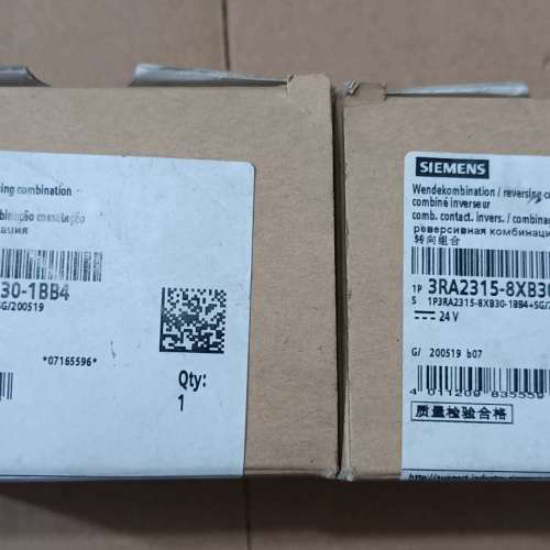 全新德国西门子 3RA2315-8XB30-1BB4 接触器议价