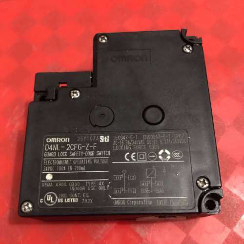 原装欧姆龙电磁安全门锁D4NL- 2CFG-Z-F议价