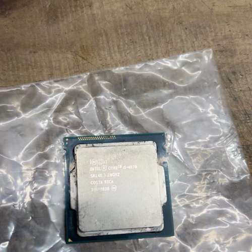 i5-4570cpu一个，二手拆机，功能正常，双通道正常，核议价