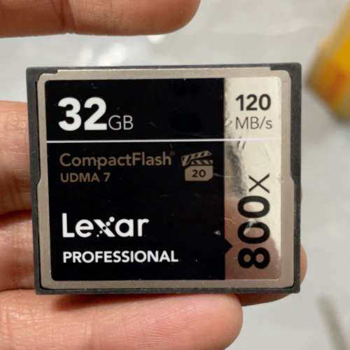 雷克沙CF卡 32GB 高速800X拆机一张议价
