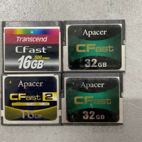 CFAST卡拆机 32GB 2张一张 100元 （16G 张议价