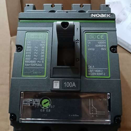 全新诺雅克塑壳断路器EX9M1S，100A，适合多种电压等级议价