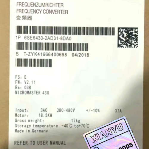 6SE6430-2AD31-8DA0西门子变频器  18.5议价