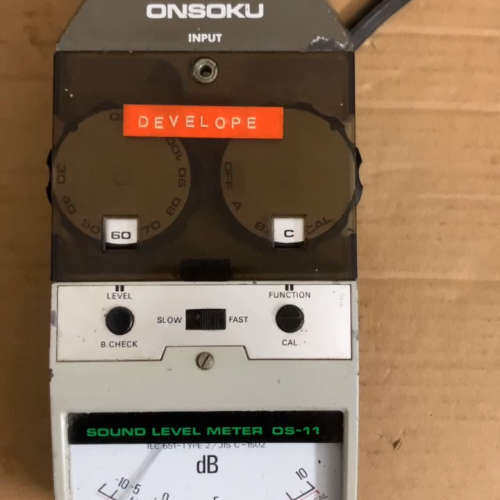 日本ONSOKU声级计 os-11，成色实物实拍，正常使用，议价