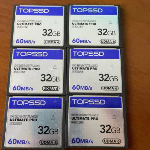 TOPSSD卡 CF 32GB 拆机正品如图 剩下4片议价