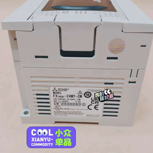 FX3GA-24MT-CM三菱PLC顺丰2023年保内，议价