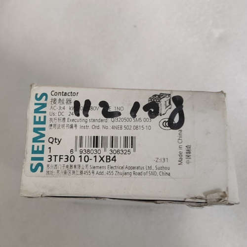 全新正品西门子接触器3TF3010-1XB4 3TF30 1议价