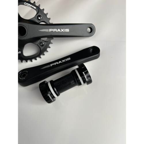 包邮Praxis牙盘碟刹公路车瓜车中空一体铝合金38T超轻10速11速