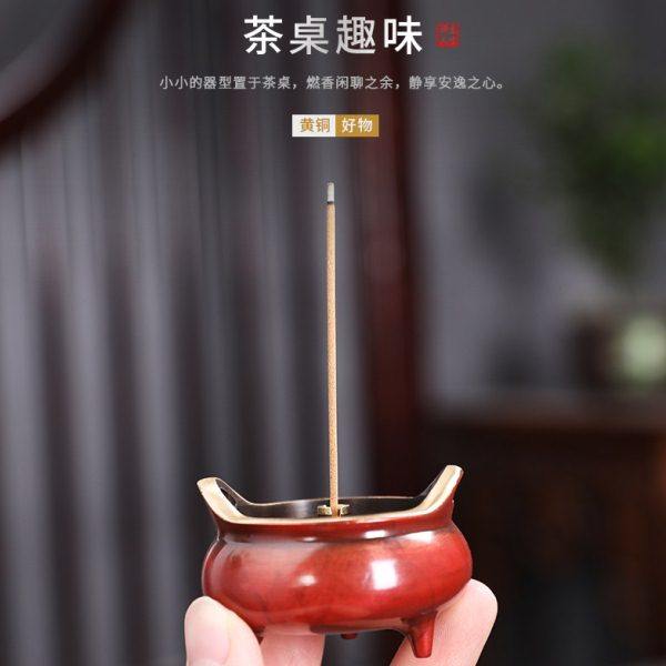 小号香炉迷你家用室内黄铜香炉供奉炉线香炉香插线香香座檀香炉,家居饰品,香薰炉,淘宝优惠券,粉丝福利购,淘宝优惠卷