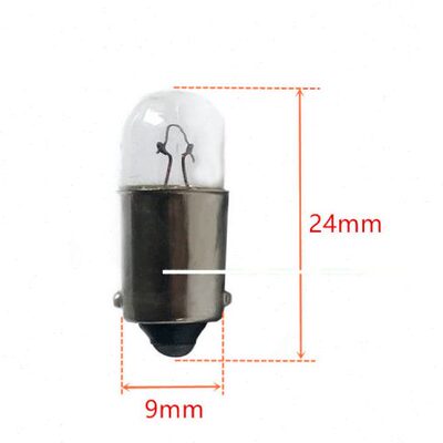 汽车卤素拧泡示宽灯室内灯12V/24V 4W BA9S小灯泡