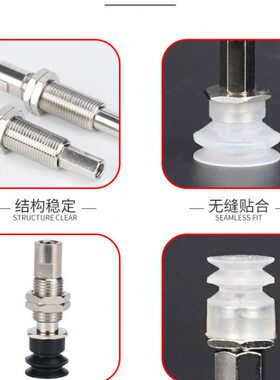 气动迷你真空吸盘ZP3-T04/T06/T08/T10/T13/T16BNJ/BSJ3/6/10-B5