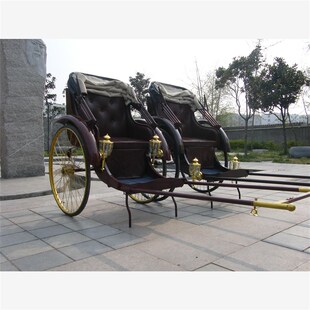 仿古人力黄包车三轮复古老上海黄包车双人婚庆可拉客观光舞台道具