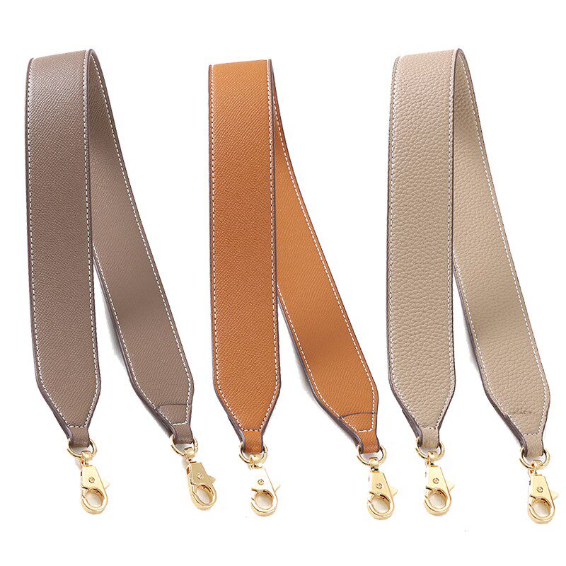 67单肩带腋下带适用于 于凯莉包改造包带配件牛皮配龙虾扣荔枝手