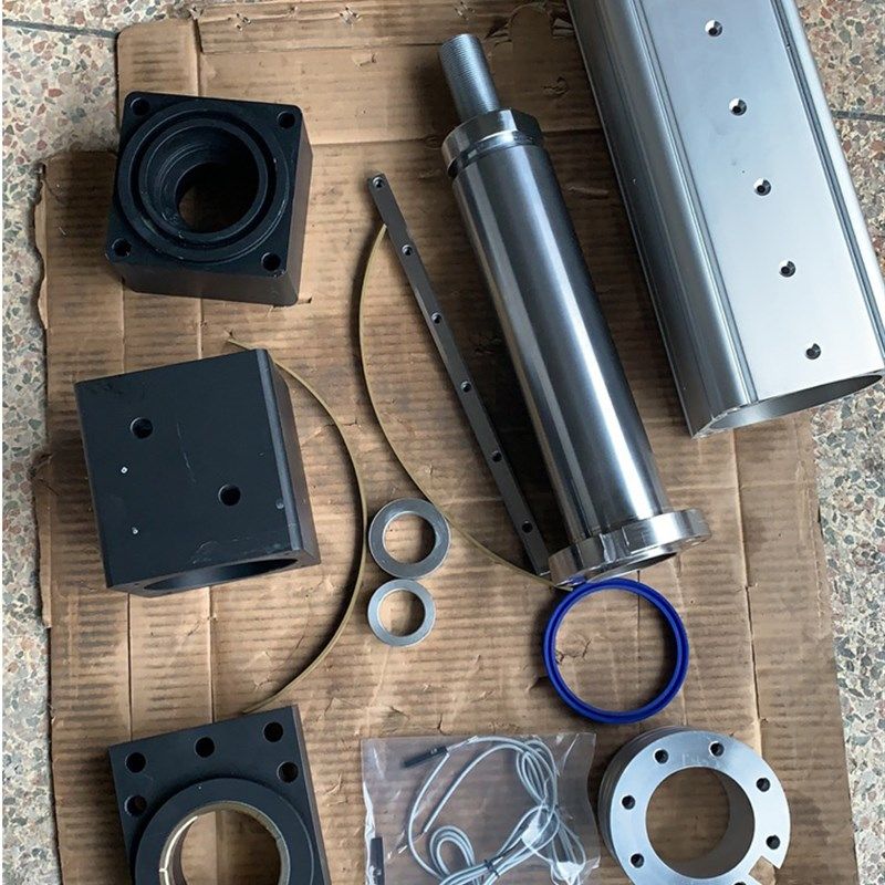 伺服电动缸配件电缸推杆机加工零配件钢材配件空心镀铬棒光轴油缸
