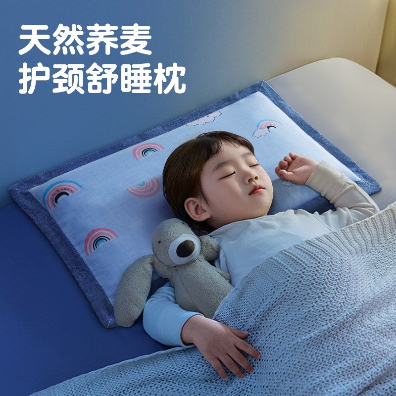 儿童枕头1婴儿i2宝宝枕3到6岁以上四季通用荞麦枕头幼儿园专用夏