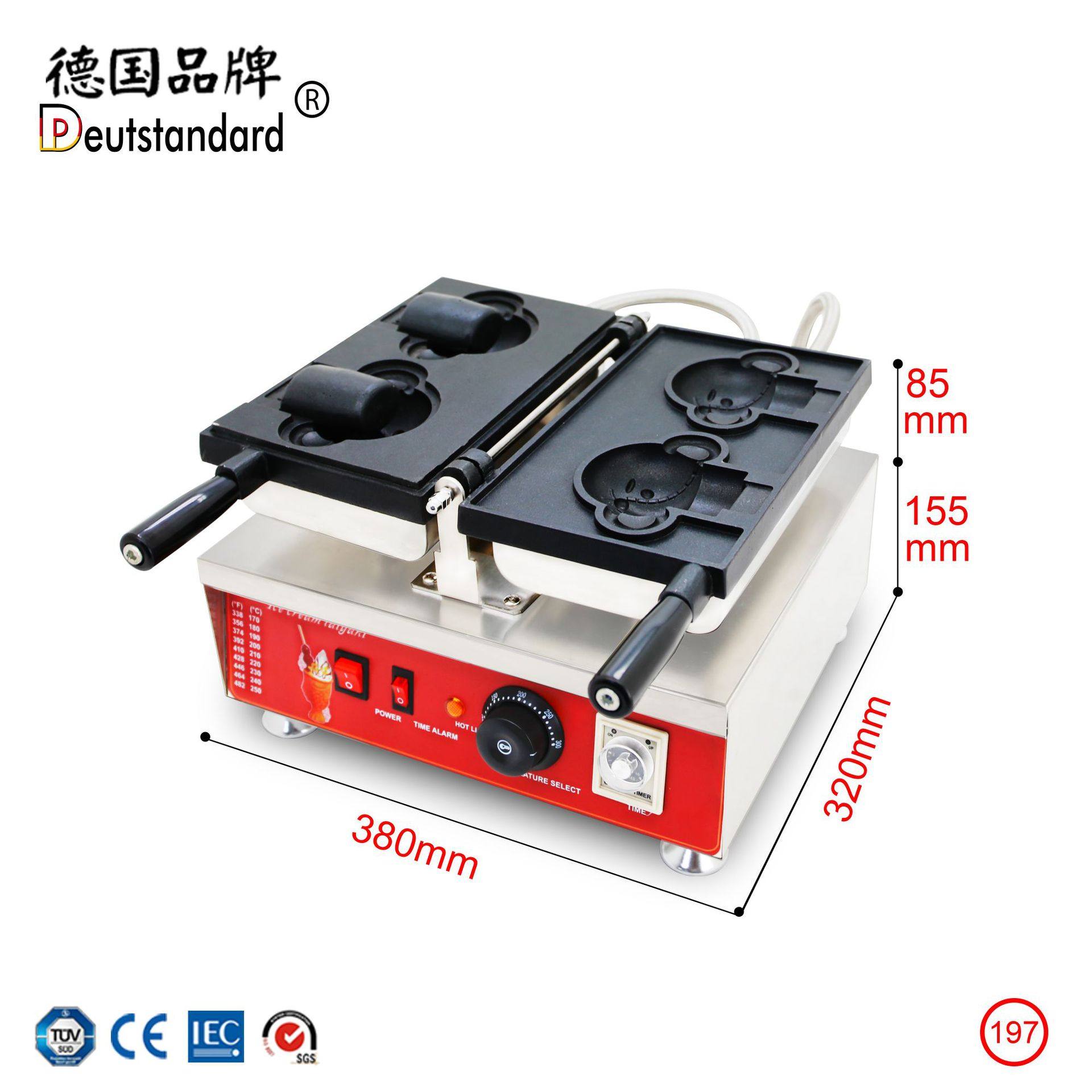 单板泰迪熊华夫饼机  冰淇淋熊头松饼 电饼档 烤饼机烘培小吃设备,清洗/食品/商业设备,华夫炉/华夫机,淘宝优惠券,粉丝福利购,淘宝优惠卷