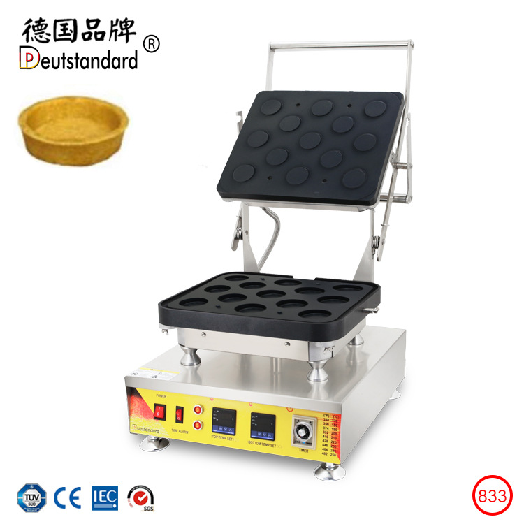 13孔流心芝士蛋挞壳机双数显温控烘培设备爆浆曲奇小吃设备