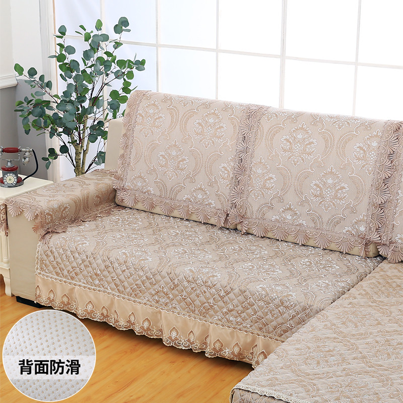 欧式防滑亚麻布艺沙发巾三角x靠背巾扶手巾后背盖布四季通用沙发