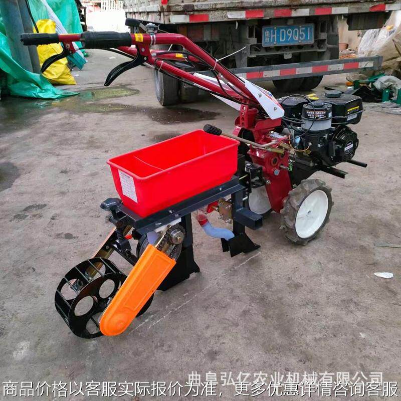 汽油手推微耕机两驱直连电启动家用旋耕机多功能菜园种植开沟播种