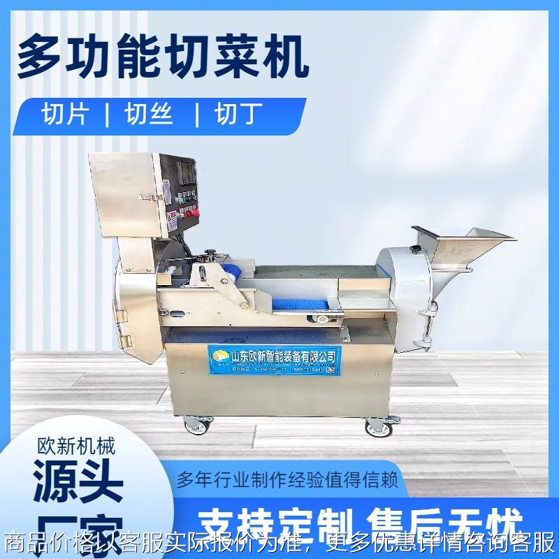 商用多功能切菜机电动切菜器双头土豆切丝切片切丁机豆角切段机器