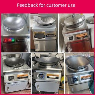 商用大功率6000W电磁炉餐厅15Kw凹式炒菜电磁炉8000W单头台式煎锅