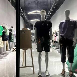 模特男道具人体全身假人塑料人台男装店服装橱窗拍摄衣服展示架子