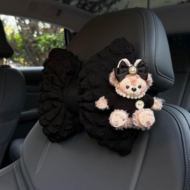 雪莉玫达菲汽车枕头车内靠枕护颈枕腰靠车用座椅腰靠车载可爱创意