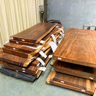 巴花实木大板茶桌原木巴西花梨木红木餐桌整板桌面奥坎胡桃木茶台