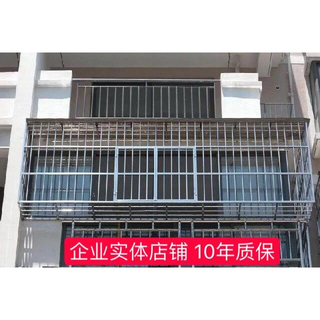 深圳正宗304不锈钢防盗窗护栏飘窗防护网 护栏阳台防盗窗