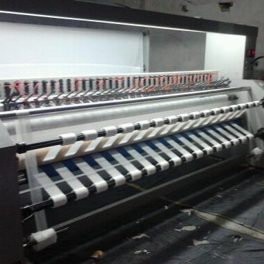 厂家直销热切分条机家纺行业布料分切机开边机拖把布料分切机