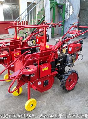 小KJP型米收割机用柴家油自走单行垄新收获机玉扒皮手扶一体机