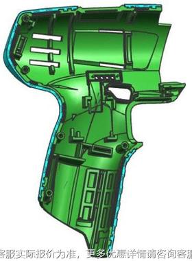 塑电钻外壳injecion oul898dingm 手持五金工具外t壳注塑模注具厂