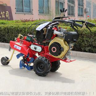 四前旋微耕机油汽旋耕机田园管农理驱机开沟机LIN小型用大葱培土