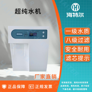 60L H超纯水机实验室超纯水机去离子水机生化仪医院用蒸馏水机