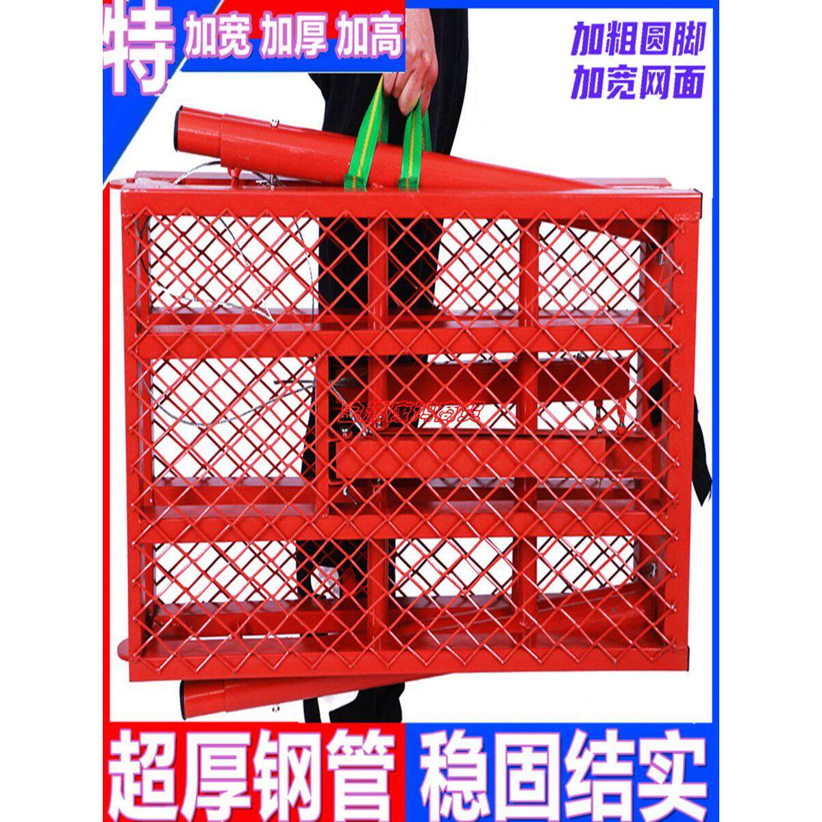 圆管折叠马凳加厚升降施工装修刮腻子马镫工程梯2米平台厂家直销