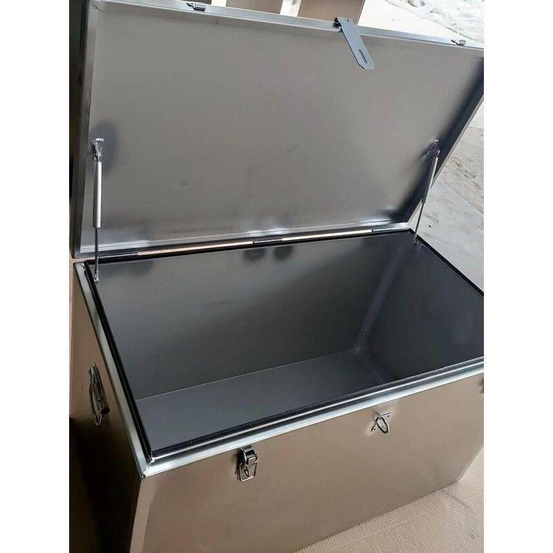 定制不锈钢工具箱大号防水加厚满焊家电维修多功能皮卡带轮工具箱