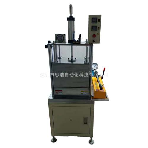 压力20吨 发热板按需 SH-C907VT-20THC200 手动泵加压真空热压机