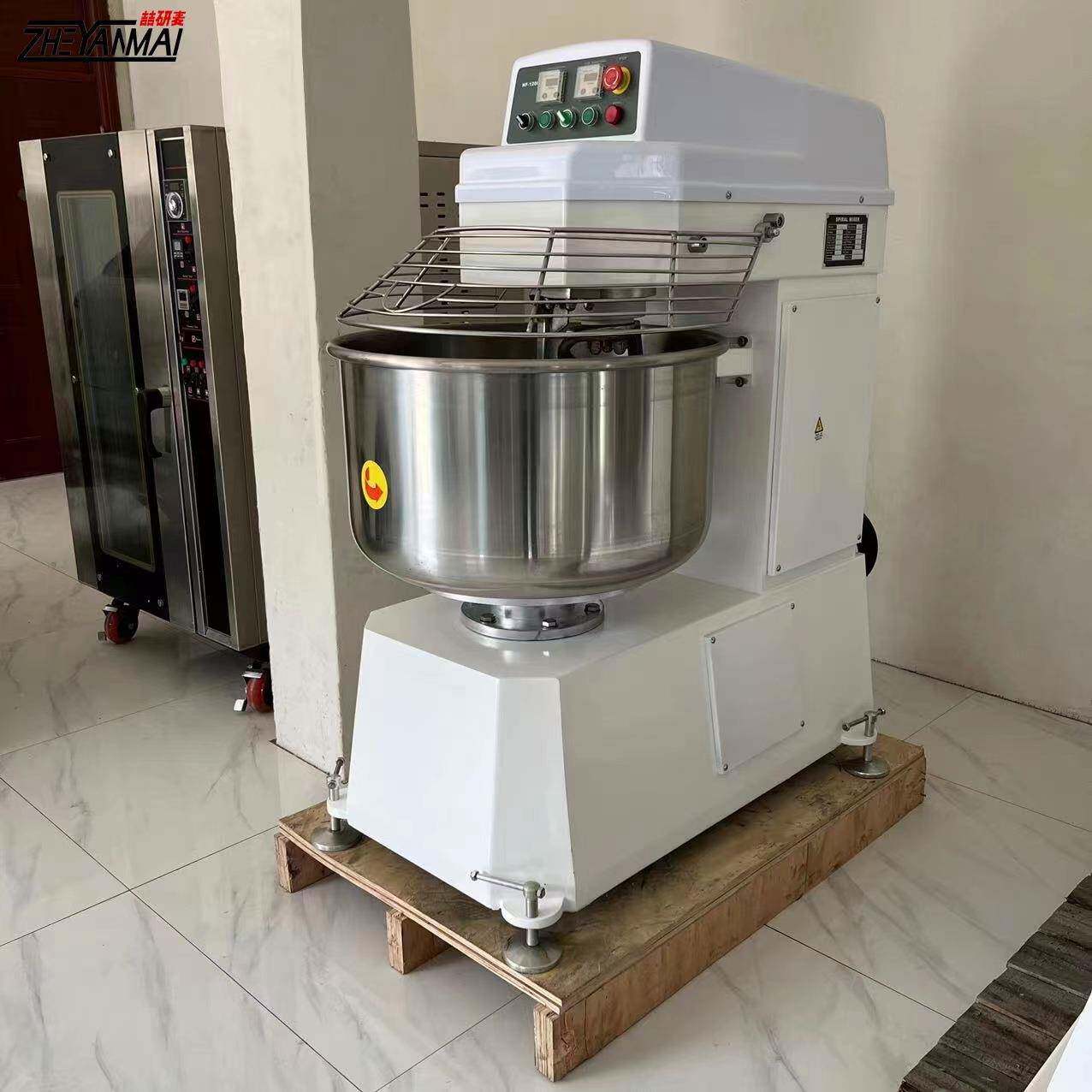 Dough kneading machine 大型两包粉和面机 商用双速双动打面机
