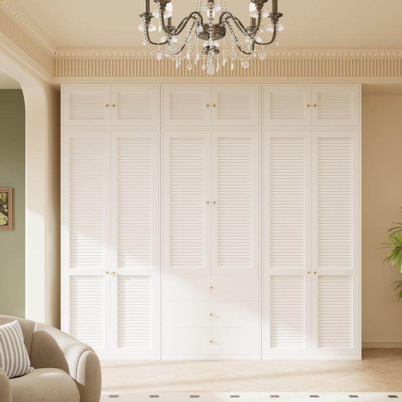 新款钢制百叶门衣柜金属储物柜欧式奶油风卧室成人儿童环保无甲醛,住宅家具,独立衣柜,淘宝优惠券,粉丝福利购,淘宝优惠卷